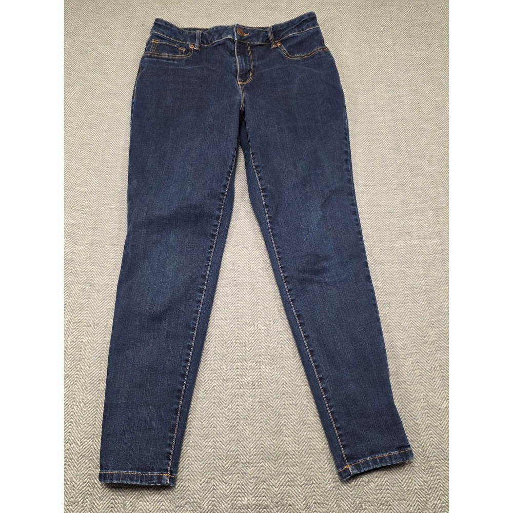 Maurices High Rise Dark Wash Denim Jeans Women's Size L REG